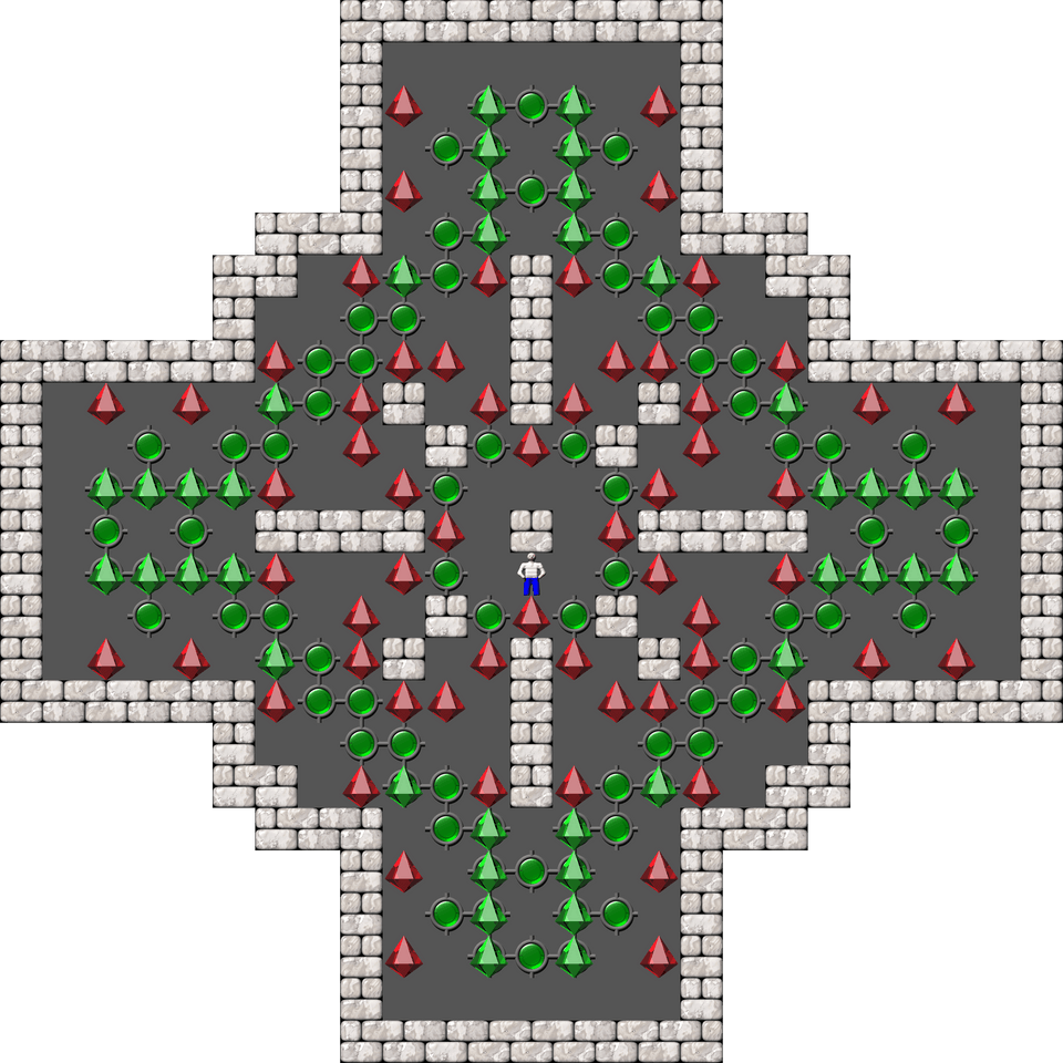 Sokoban Sasquatch 07 Arranged level 51